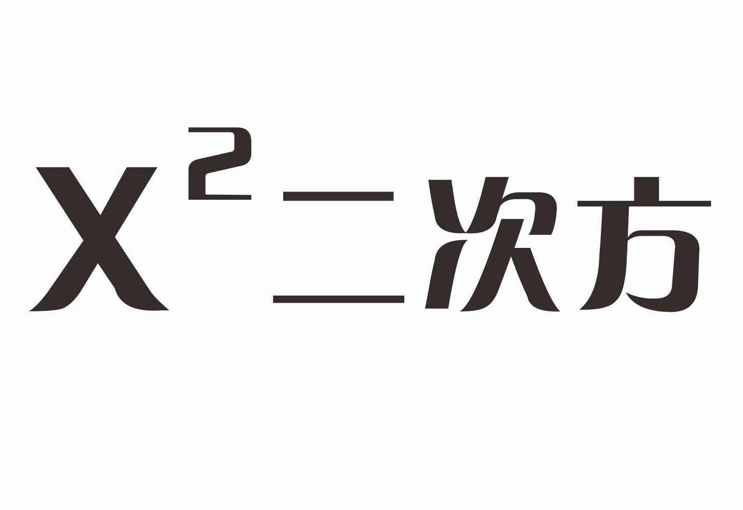 x 2 二次方
